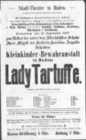 Theaterzettel (Oper und Burgtheater in Wien) 18670912 Seite: 1