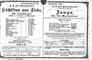Theaterzettel (Oper und Burgtheater in Wien) 18670912 Seite: 2