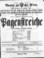 Theaterzettel (Oper und Burgtheater in Wien) 18671011 Seite: 2