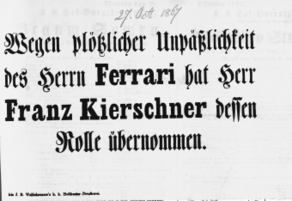 Theaterzettel (Oper und Burgtheater in Wien) 18671027 Seite: 2