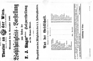 Theaterzettel (Oper und Burgtheater in Wien) 18671106 Seite: 2