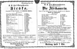 Theaterzettel (Oper und Burgtheater in Wien) 18680119 Seite: 2