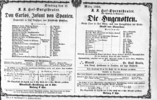 Theaterzettel (Oper und Burgtheater in Wien) 18680317 Seite: 1