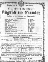 Theaterzettel (Oper und Burgtheater in Wien) 18680601 Seite: 2