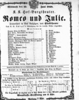 Theaterzettel (Oper und Burgtheater in Wien) 18680617 Seite: 1