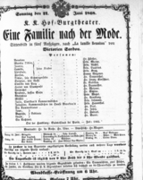 Theaterzettel (Oper und Burgtheater in Wien) 18680621 Seite: 1