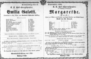 Theaterzettel (Oper und Burgtheater in Wien) 18680917 Seite: 1