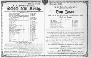 Theaterzettel (Oper und Burgtheater in Wien) 18681218 Seite: 1