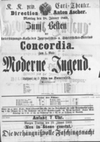 Theaterzettel (Oper und Burgtheater in Wien) 18690118 Seite: 2