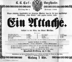 Theaterzettel (Oper und Burgtheater in Wien) 18690205 Seite: 2