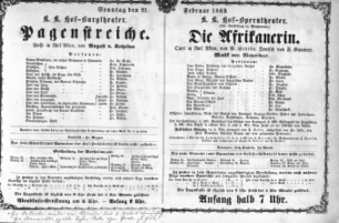 Theaterzettel (Oper und Burgtheater in Wien) 18690221 Seite: 3