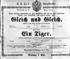 Theaterzettel (Oper und Burgtheater in Wien) 18690317 Seite: 2