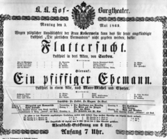 Theaterzettel (Oper und Burgtheater in Wien) 18690503 Seite: 2