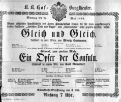 Theaterzettel (Oper und Burgtheater in Wien) 18690524 Seite: 2