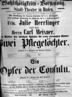 Theaterzettel (Oper und Burgtheater in Wien) 18690922 Seite: 2
