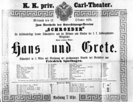Theaterzettel (Oper und Burgtheater in Wien) 18701012 Seite: 1