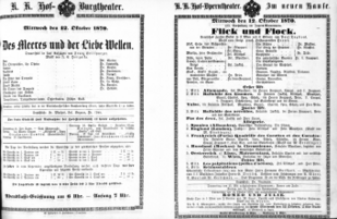 Theaterzettel (Oper und Burgtheater in Wien) 18701012 Seite: 2