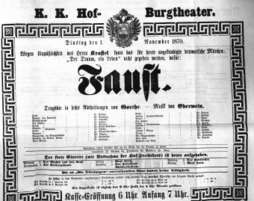 Theaterzettel (Oper und Burgtheater in Wien) 18701101 Seite: 2