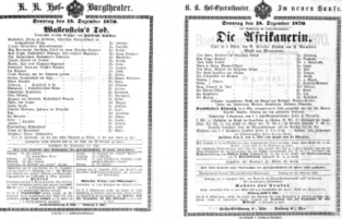 Theaterzettel (Oper und Burgtheater in Wien) 18701218 Seite: 1