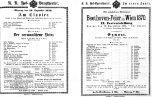 Theaterzettel (Oper und Burgtheater in Wien) 18701219 Seite: 1