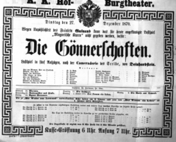 Theaterzettel (Oper und Burgtheater in Wien) 18701227 Seite: 2