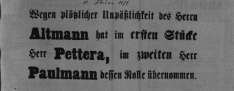Theaterzettel (Oper und Burgtheater in Wien) 18710210 Seite: 2