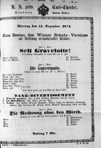 Theaterzettel (Oper und Burgtheater in Wien) 18711211 Seite: 2