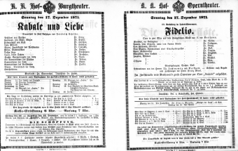 Theaterzettel (Oper und Burgtheater in Wien) 18711217 Seite: 1