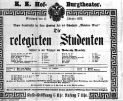 Theaterzettel (Oper und Burgtheater in Wien) 18720117 Seite: 2