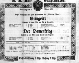 Theaterzettel (Oper und Burgtheater in Wien) 18720302 Seite: 2