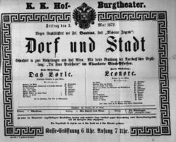 Theaterzettel (Oper und Burgtheater in Wien) 18720503 Seite: 2