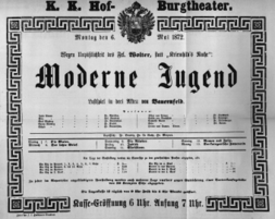 Theaterzettel (Oper und Burgtheater in Wien) 18720506 Seite: 2