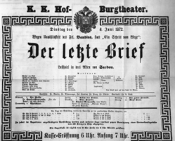 Theaterzettel (Oper und Burgtheater in Wien) 18720604 Seite: 2