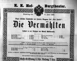 Theaterzettel (Oper und Burgtheater in Wien) 18720608 Seite: 2