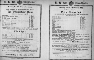 Theaterzettel (Oper und Burgtheater in Wien) 18720921 Seite: 2