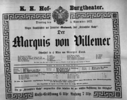 Theaterzettel (Oper und Burgtheater in Wien) 18721105 Seite: 2