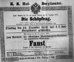 Theaterzettel (Oper und Burgtheater in Wien) 18721222 Seite: 2