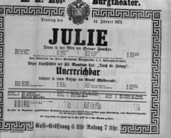Theaterzettel (Oper und Burgtheater in Wien) 18730114 Seite: 2