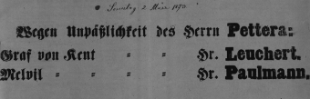 Theaterzettel (Oper und Burgtheater in Wien) 18730302 Seite: 1