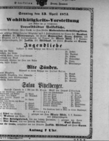 Theaterzettel (Oper und Burgtheater in Wien) 18730413 Seite: 2