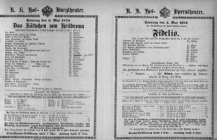 Theaterzettel (Oper und Burgtheater in Wien) 18730504 Seite: 2
