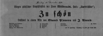 Theaterzettel (Oper und Burgtheater in Wien) 18731215 Seite: 2
