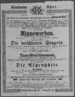 Theaterzettel (Oper und Burgtheater in Wien) 18740331 Seite: 1