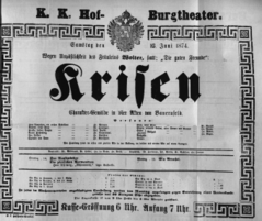 Theaterzettel (Oper und Burgtheater in Wien) 18740613 Seite: 2