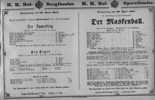 Theaterzettel (Oper und Burgtheater in Wien) 18750429 Seite: 2