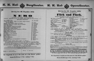 Theaterzettel (Oper und Burgtheater in Wien) 18751210 Seite: 1
