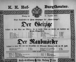 Theaterzettel (Oper und Burgtheater in Wien) 18751213 Seite: 2