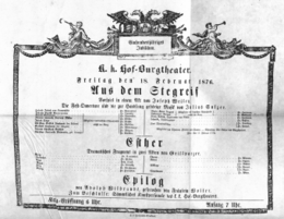 Theaterzettel (Oper und Burgtheater in Wien) 18760218 Seite: 2