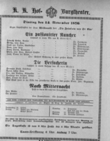 Theaterzettel (Oper und Burgtheater in Wien) 18761114 Seite: 2