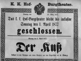 Theaterzettel (Oper und Burgtheater in Wien) 18770325 Seite: 2